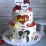 Свадебный торт Love is №127504