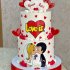 Свадебный торт Love is №127511