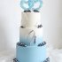 Зимний свадебный торт №127612