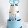 Зимний свадебный торт №127613
