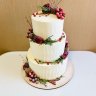 Зимний свадебный торт №127612