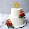 Зимний свадебный торт №127613