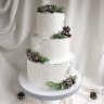Зимний свадебный торт №127617