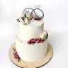 Зимний свадебный торт №127620