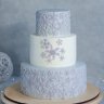 Зимний свадебный торт №127619