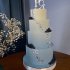 Зимний свадебный торт №127624