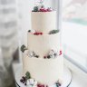 Зимний свадебный торт №127627