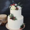 Зимний свадебный торт №127627