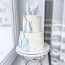 Зимний свадебный торт №127630