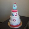 Морской свадебный торт №127725