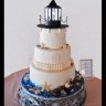 Свадебный торт с маяком №127739