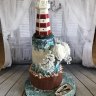 Свадебный торт с маяком №127741