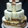 Свадебный торт с маяком №127744