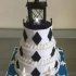 Свадебный торт с маяком №127744