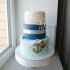Свадебный торт с якорем №127752