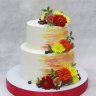 Осенний свадебный торт №127773