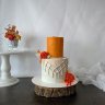 Осенний свадебный торт №127776