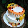 Осенний свадебный торт №127783
