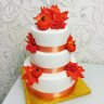 Осенний свадебный торт №127785