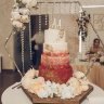 Осенний свадебный торт №127789