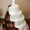 Свадебный торт с шоколадом №127897