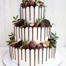 Свадебный торт с шоколадом №127904