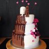 Свадебный торт с шоколадом №127909