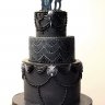 Готический свадебный торт №128001