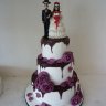 Готический свадебный торт №128004