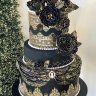 Готический свадебный торт №128010
