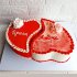 Свадебный торт Два сердца №128068