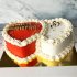 Свадебный торт Два сердца №128070