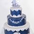 Свадебный торт Звездный №128177