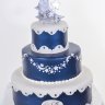 Свадебный торт Звездный №128174