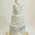 Свадебный торт Звездный №128178