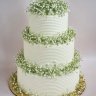 Нежный свадебный торт №128357