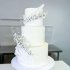 Нежный свадебный торт №128364