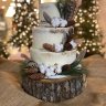 Рождественский свадебный торт №128475