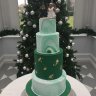 Рождественский свадебный торт №128480