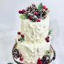 Рождественский свадебный торт №128484