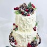 Рождественский свадебный торт №128485