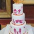 Свадебный торт Силуэты №128538