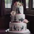 Свадебный торт Силуэты №128540