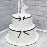 Свадебный торт Силуэты №128544