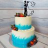 Свадебный торт Силуэты №128550