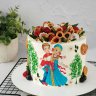 Славянский свадебный торт №128577