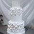 Современный свадебный торт №128595