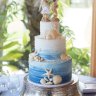 Тропический свадебный торт №128681