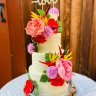 Тропический свадебный торт №128682