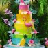Тропический свадебный торт №128686